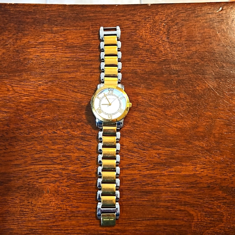 Michael Kors two toned watch